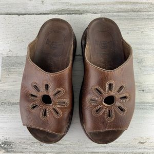 ISO! Dr. Marten or faded glory flower daisy cut out sandals slide on